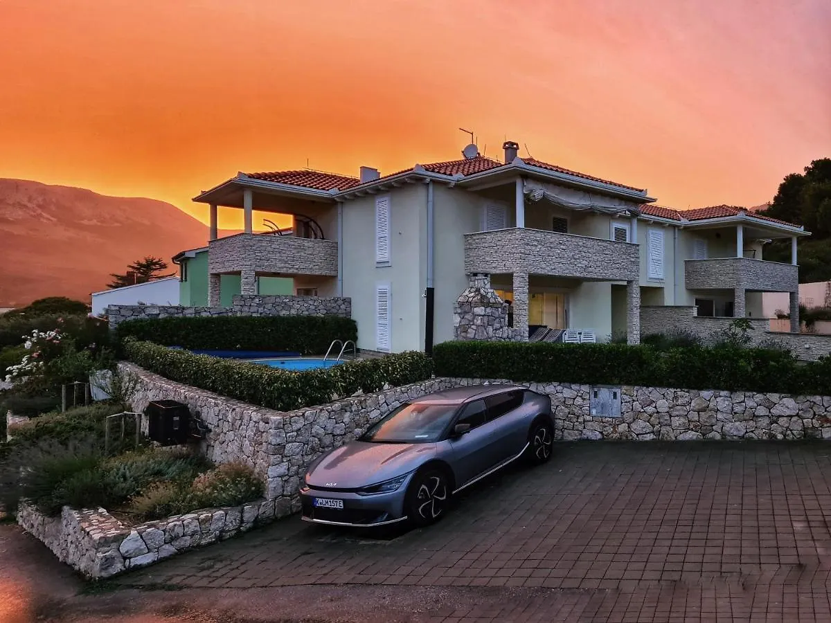 בית נופש Ferienhaus Mit Meerblick & Pool In Baska - Villa-Planina קרואטיה